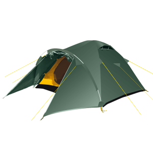 Палатка "Challenge 3" зеленая, Btrace