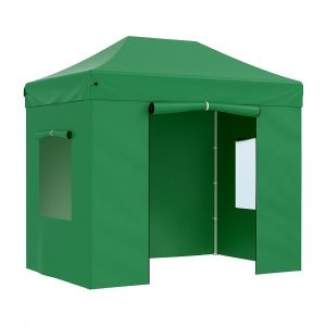 Тент-шатер быстросборный 4321 3х2х3м полиэстер зеленый